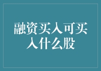 融资买入：那些你必须了解的可买入股票种类