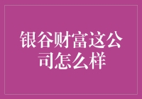 银谷财富：这公司到底是陆地上的财神，还是海里的传说？