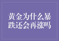 黄金为什么会暴跌？还会再涨吗？